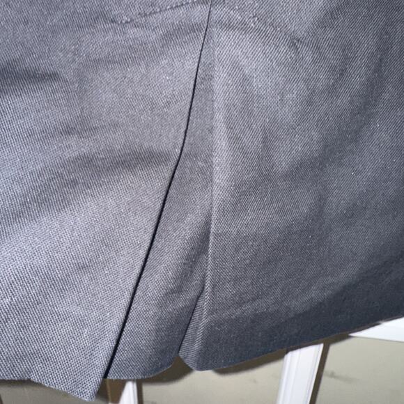 Talbots Midi Skirt Women's 4 Black Linen Blend Career Pencil - Picture 4 of 6